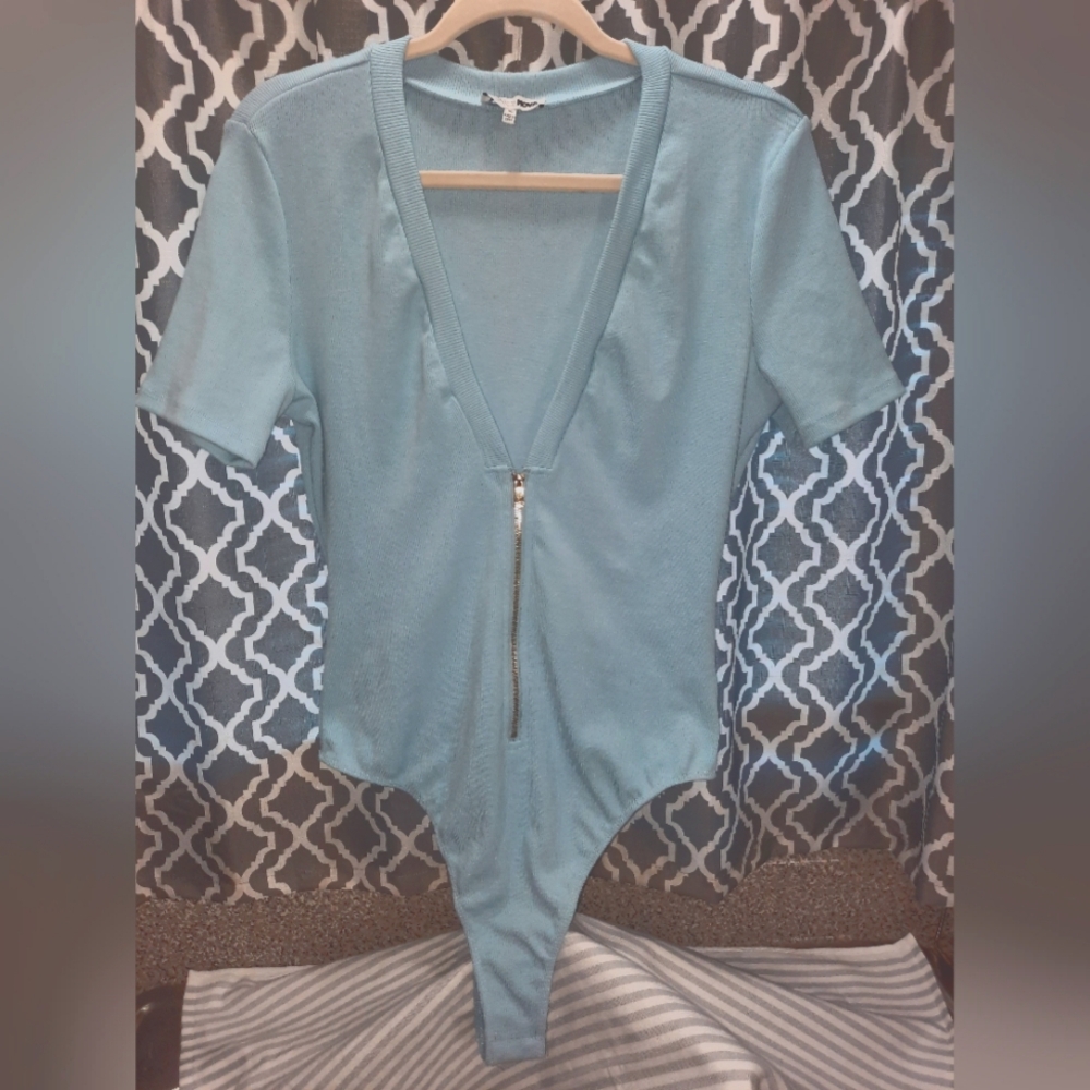 Fashion Nova Thong Bodysuit 1X